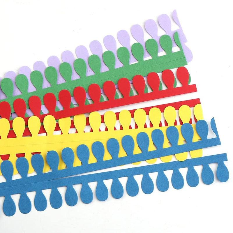 Avelena | Diy Origami Farbfrohe Pappstreifen - 18 Pcs