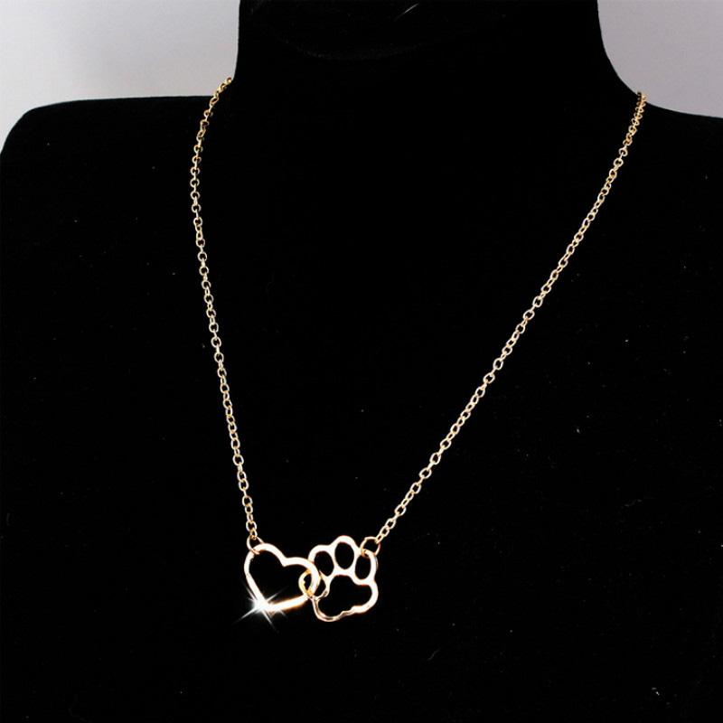 Avelena | Paw Heart Anhänger Necklace