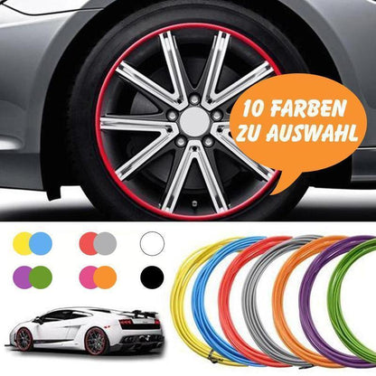 Avelena | Radnaben Dekorative Schutzring für Auto, 8m, 2+1 Frei