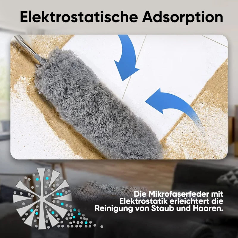 Avelena | Einziehbarer Staubbürsten-Staubwedel