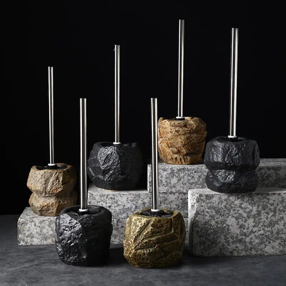 Avelena | Retro Stein Keramik WC-Bürste