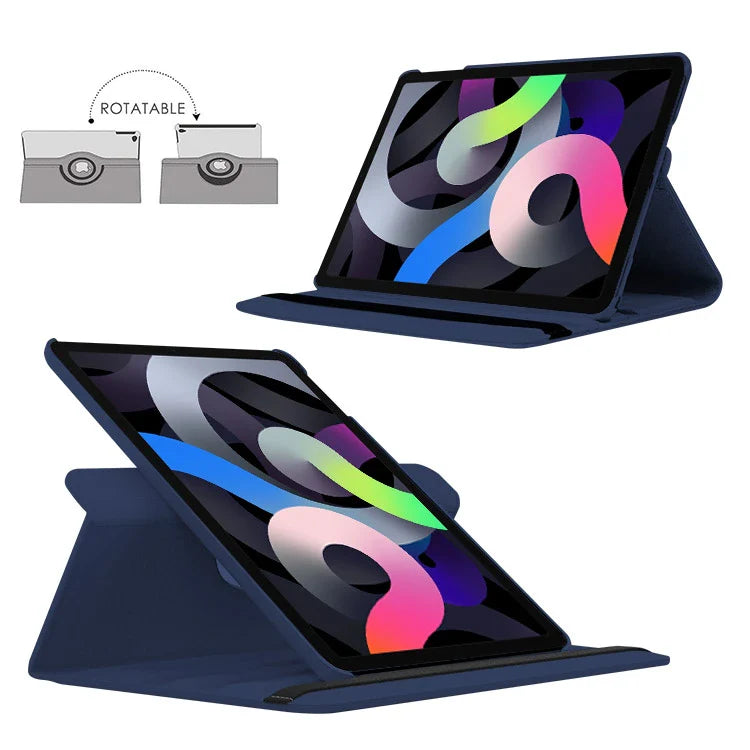 Avelena | 360-Grad drehbare Smart-Leder-Hülle für iPad – Automatisches Schlaf/Wach, Schutzhülle