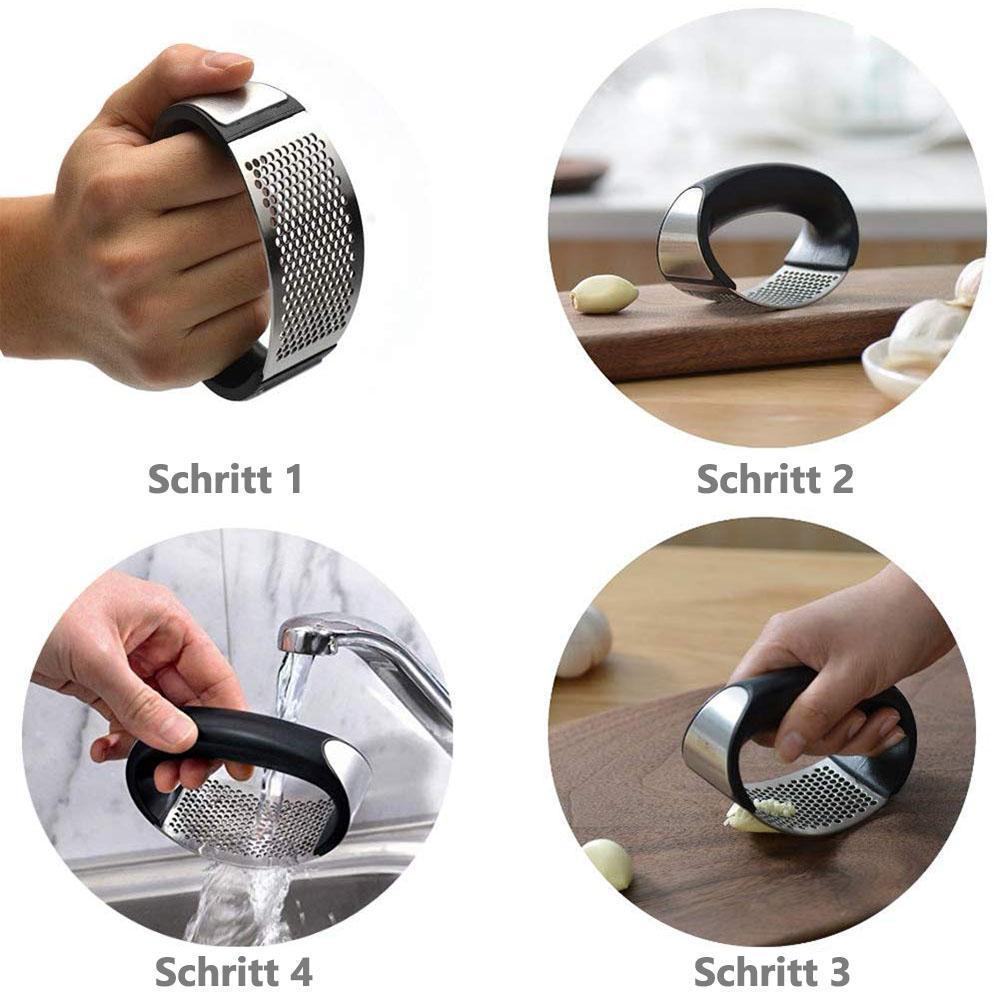 Avelena | Premium Edelstahl Knoblauchpresse