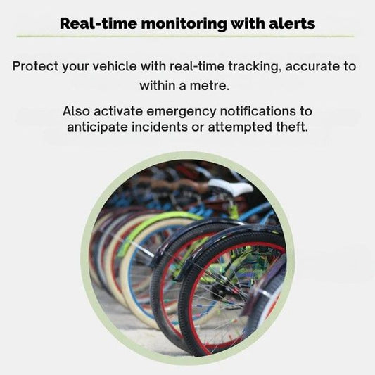 Avelena | GPS Fahrradtracker | Ultra-präzise, abonnementfrei & wasserfest für Fahrräder, Autos & Motorräder