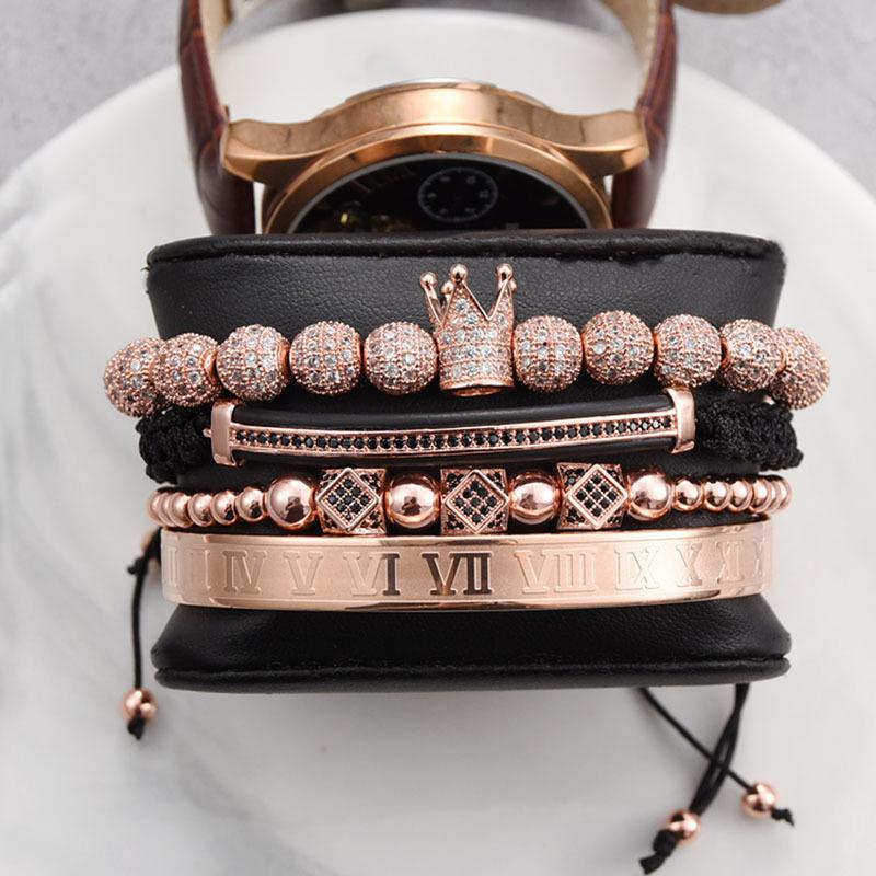 Avelena | Krone Kombinations Vier-Teile Armband