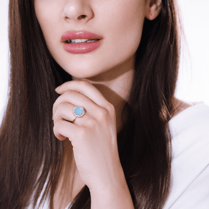 Avelena | Glow Ring - Mystischer Cocktailring mit elegantem Design