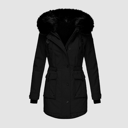 Avelena | Damen Warmer Winterparka mit Kapuze