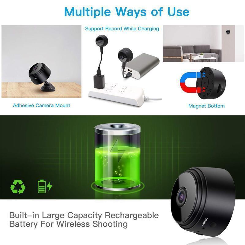 Avelena | 1080p Magnetische WiFi Mini Kamera-RV Anhänger Rückfahrkamera