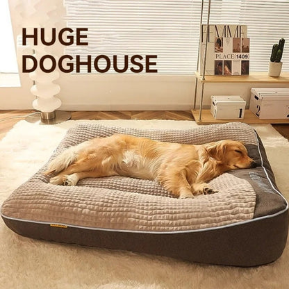Avelena | XXL Orthopädische Hundematratze Bett mit abnehmbarem Bezug für große Hunde