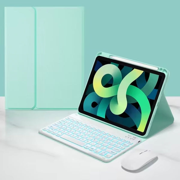 Avelena | Drahtloses Keyboard-Case für iPad - Rotierendes Design