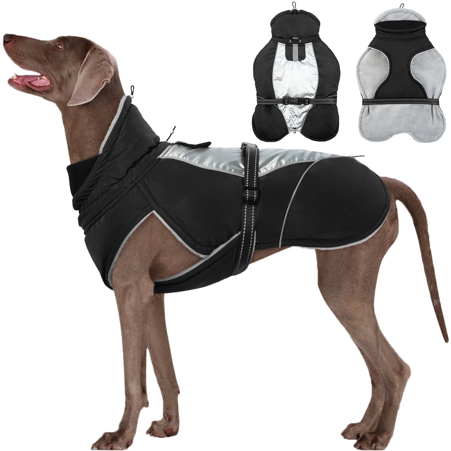 Avelena | Reflektierende Hundeweste für Winter Sicher und Warm