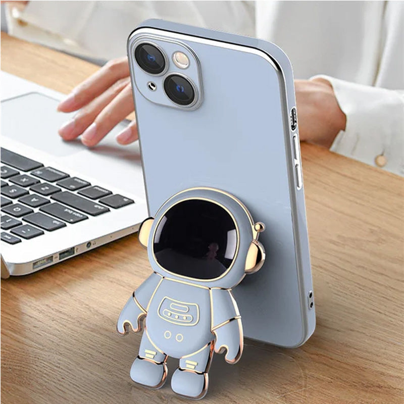 Avelena | Plating Astronaut Verstecktes Stativ Etui Hülle Für Iphone