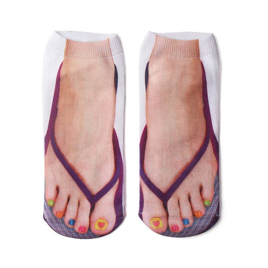 Avelena | Super bequeme Maniküre-Drucksocken