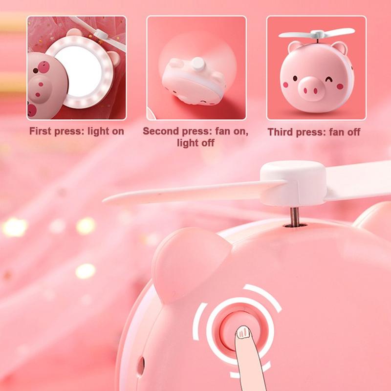 Avelena | Piglet LED Make-Up Spiegel