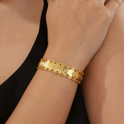Avelena | Bracelet Elegante Goldene Armbanduhr für Damen