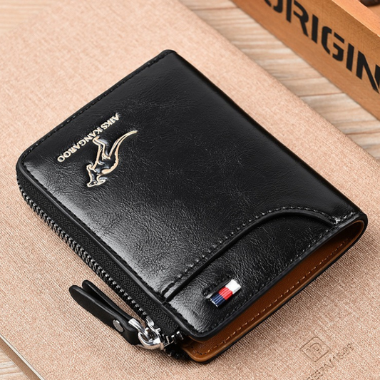 Avelena | WalletPro – Herren Echtes Leder RFID Diebstahlschutz Wallet