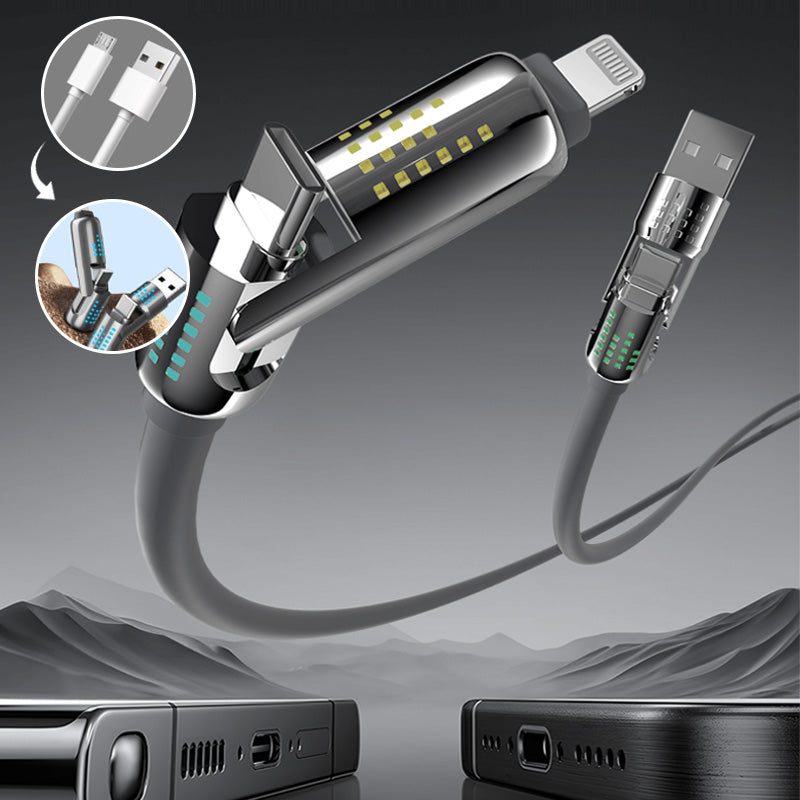 Avelena | 240W 4-in-1 USB-C Schnellladekabel