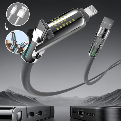 Avelena | 240W 4-in-1 USB-C Schnellladekabel