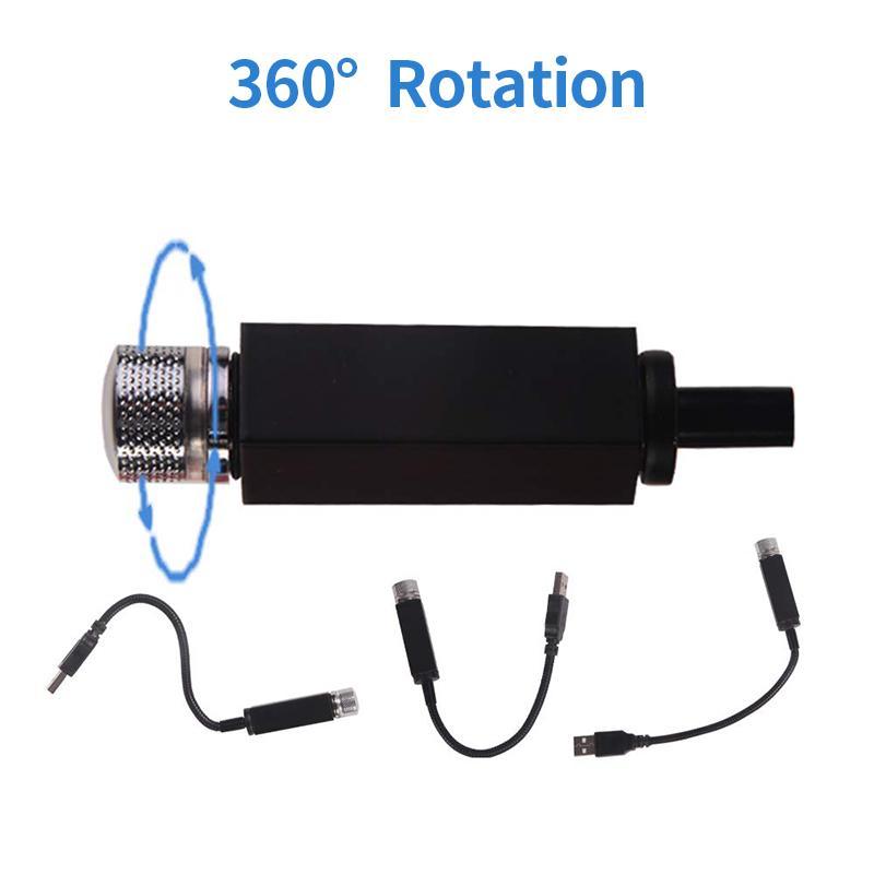 Avelena | Buntes Auto- und Heimdecken romantisches USB-Nachtlicht