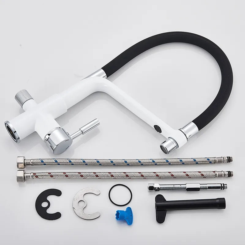 Avelena | Doppelter Auslauf Trinkwasserhahn Gefilterte Küchenarmaturen