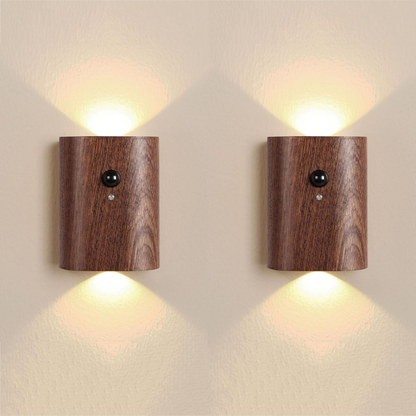 Avelena | Wiederaufladbare LED-Wandleuchte mit Bewegungssensor – Warmweiß