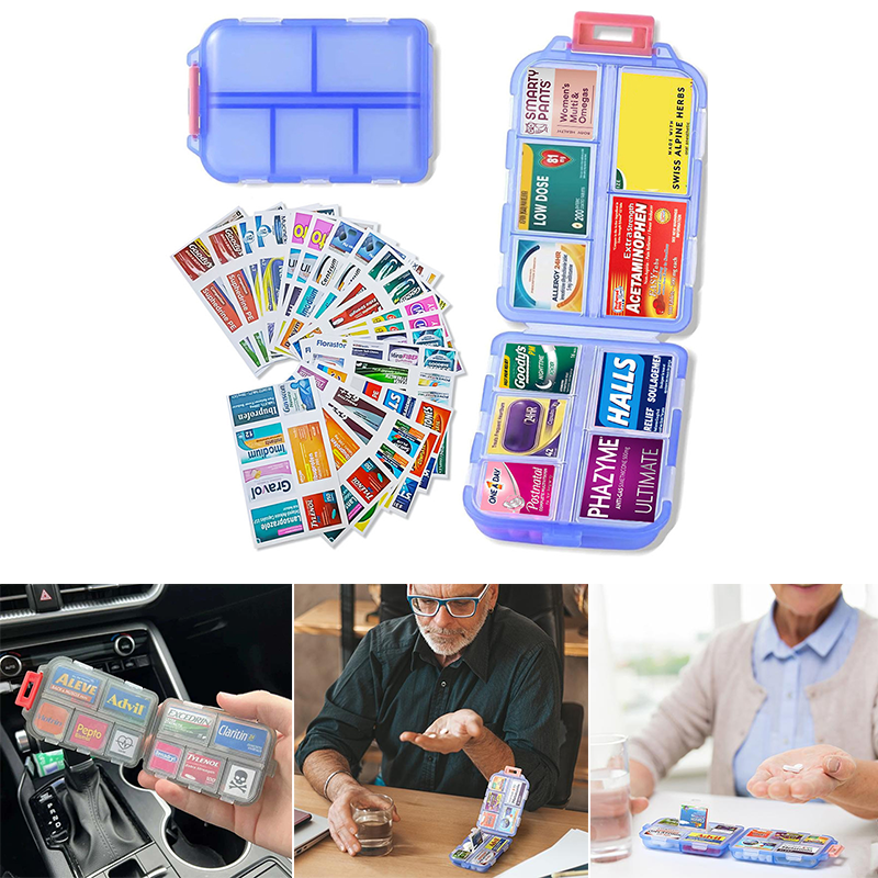 Avelena | Organizer-Box 161 Etiketten Zur Anpassung