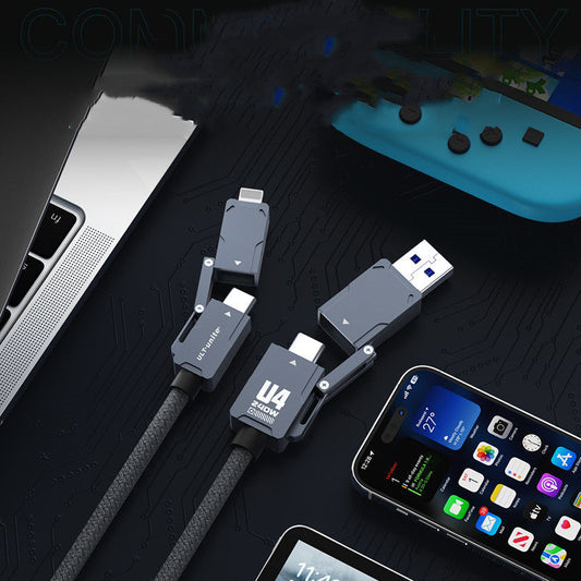 Avelena | Dual Type-C Vollfunktionsdatenkabel