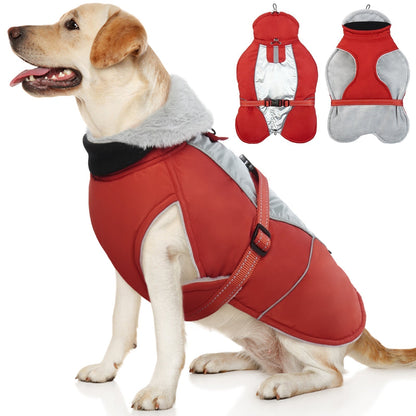 Avelena | Reflektierende Hundeweste für Winter Sicher und Warm