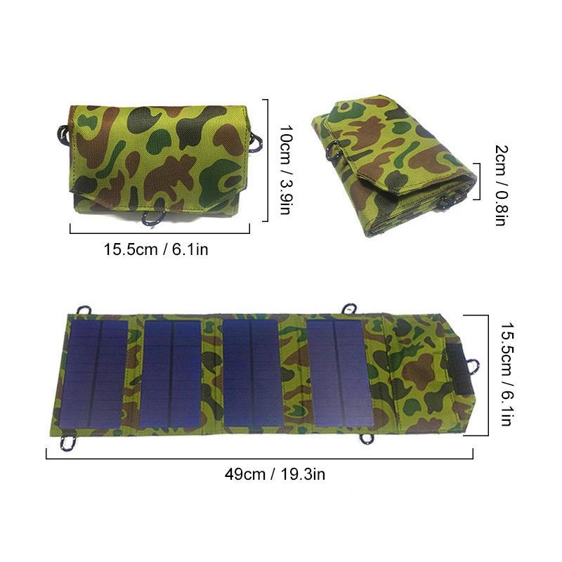 Avelena | 8W Tragbares Solarpanel Ladegerät