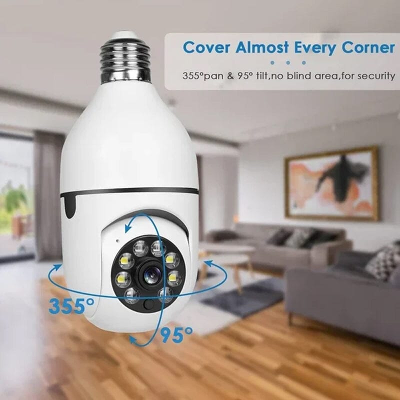 Avelena | Drahtlose Wifi Lampen Kamera Sicherheitskamera