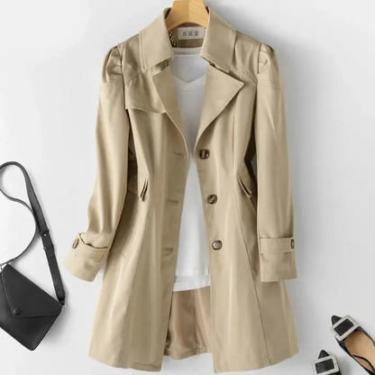 Mittellanger Damen-Trenchcoat