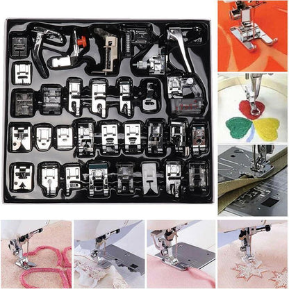 Avelena | SewMaster – Alles-in-einem Nähfuß-Set für kreative Köpfe (32er Set)