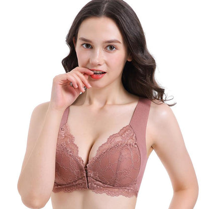 Avelena | 5D Shaping Push-up-BH mit Vorderverschluss – nahtlos, schöner Rücken, bequem