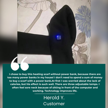 Avelena | WarmFlex™ Heizdecke für den Hals | Heizender Schal für den britischen Winter