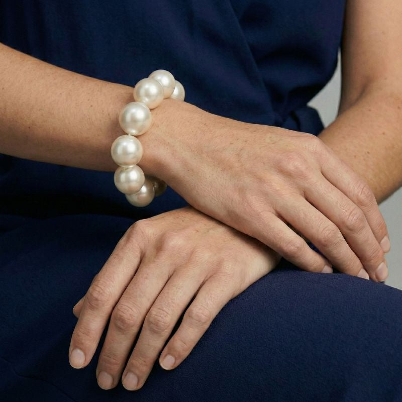 Damen Perlenarmband mit Großen Kugelperlen | Shop Nory