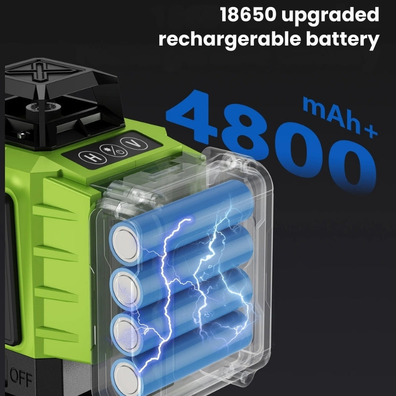 Avelena | 16-Linien Professionelles 4D Laser-Nivelliergerät – Präzise Messungen und genaue Ausrichtung