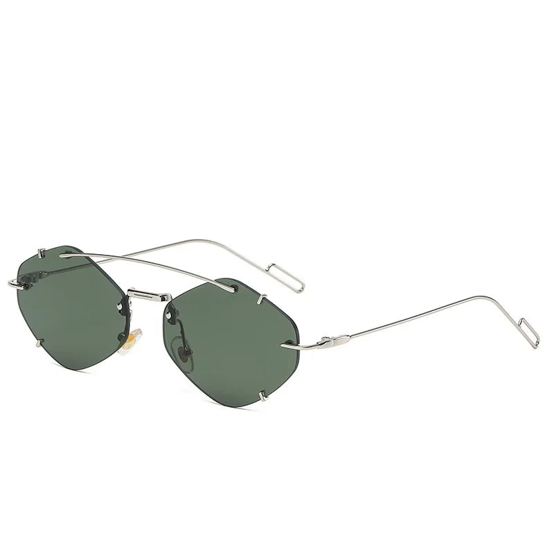 Avelena | Eyewear Trendy Randlose Sonnenbrille