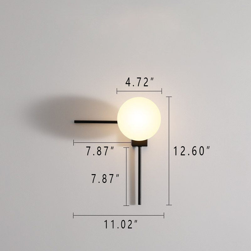 Avelena | Nordisch Industriell Retro Kombination Grafik 1-Lampe Wandleuchte