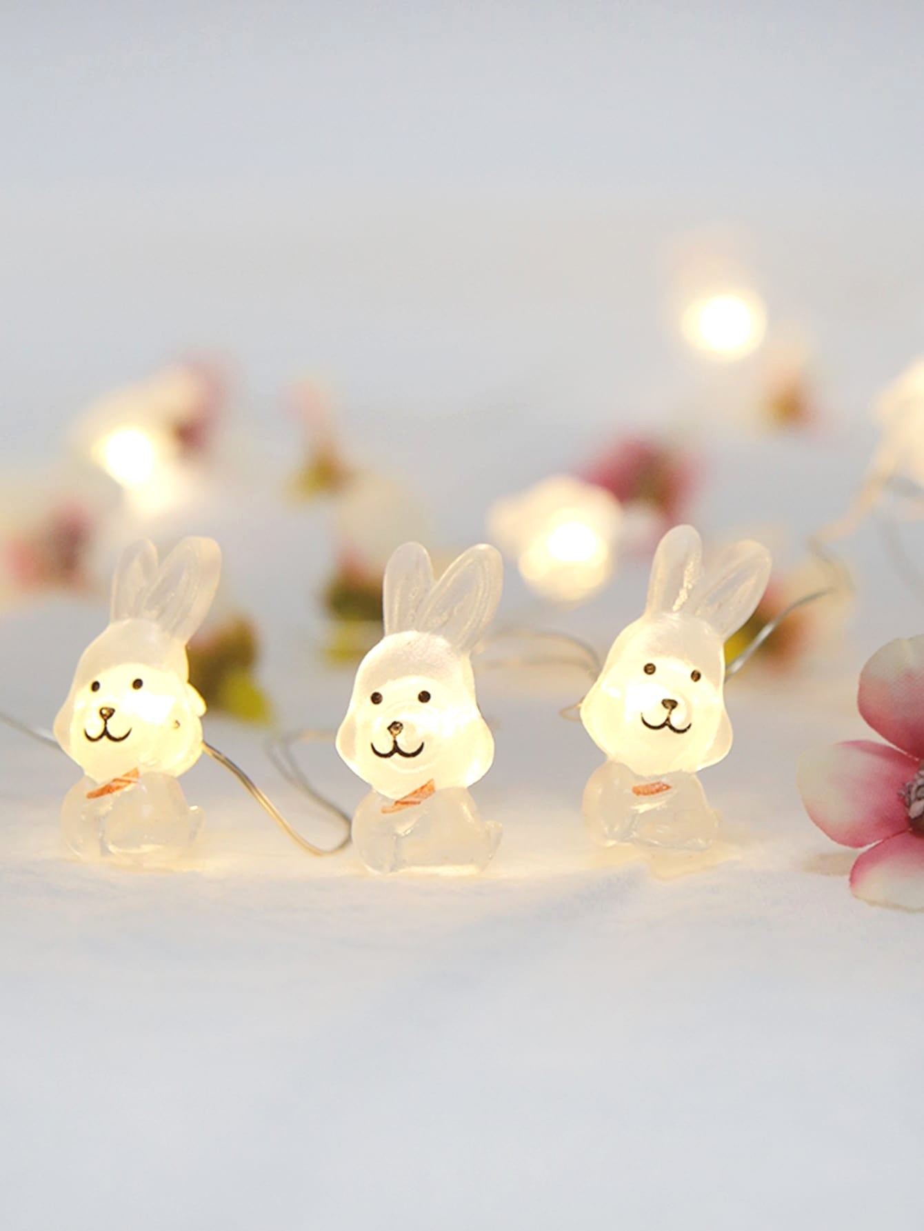 Avelena | 20 LED 2M Kaninchen Lichterkette - Neuheitsbeleuchtung