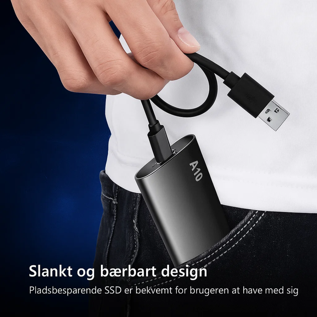 Avelena | DriveBox | Kompakt 4 TB USB-C Speicher für Arbeit & Reisen