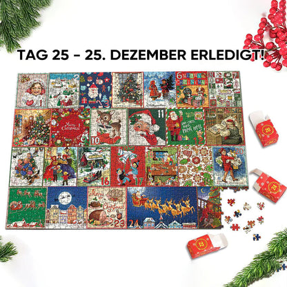 Avelena | Weihnachts-Adventskalender-Puzzle 1000teilig