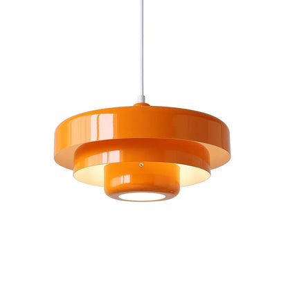 Avelena | Vintage Italienische Pendelleuchte – Elegante Orange & Grüne Hängeleuchte für Moderne Häuser