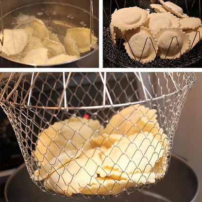 Avelena | Edelstahl Einziehbares Sieb Kochkorb