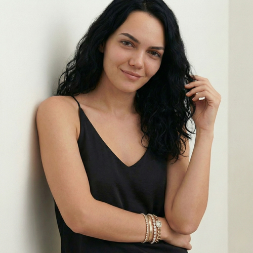 Damen Armband Set mit Gliederkette und Strassdetails | Shop Nory