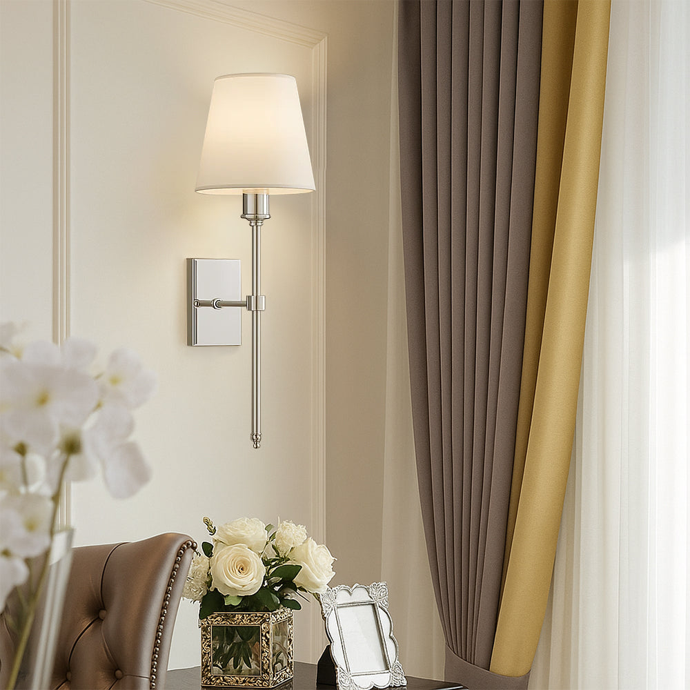 Avelena | (2 Stück) Draht-Wandleuchte – Stilvolles Lampenset zur Beleuchtung über einem Spiegel oder Bett