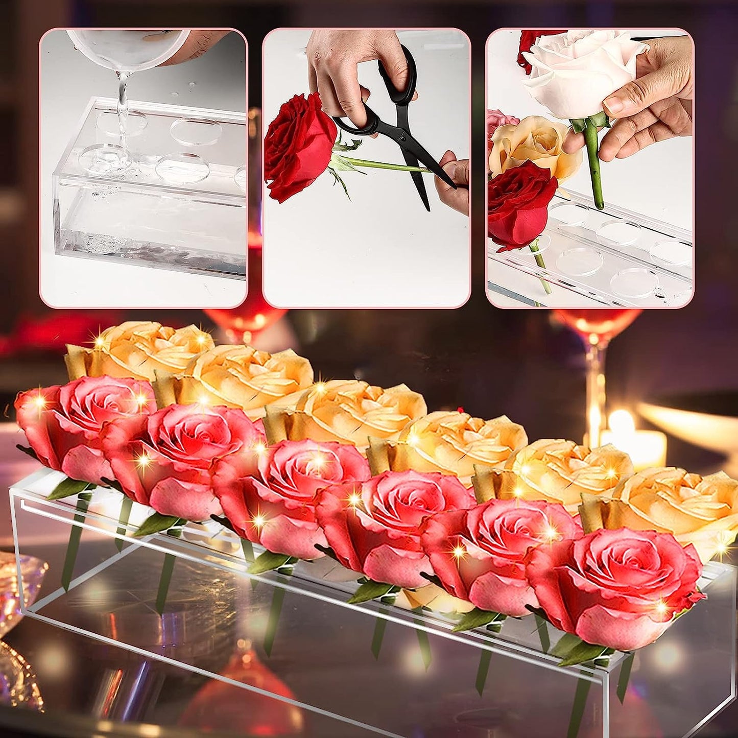 Avelena | AcriVase - Die perfekte Vase für kreative Blumenarrangements!