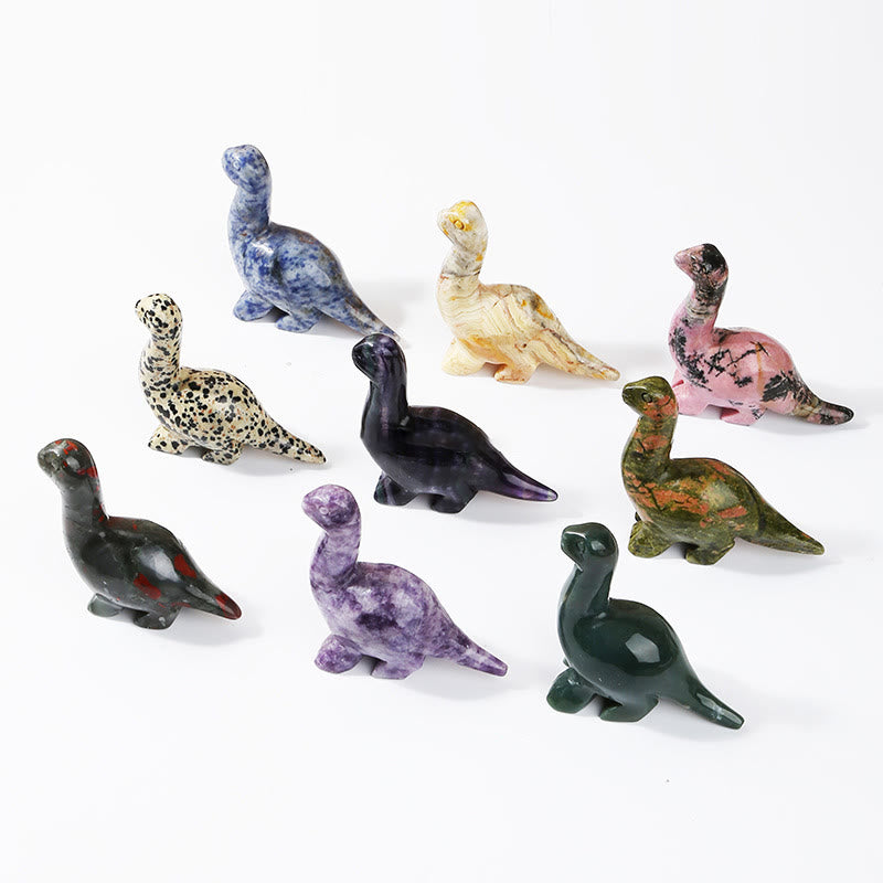 Avelena | Frendorf 2,5 Zoll Kristall Dinosaurier Zuhause Dekoration Edelstein Deko