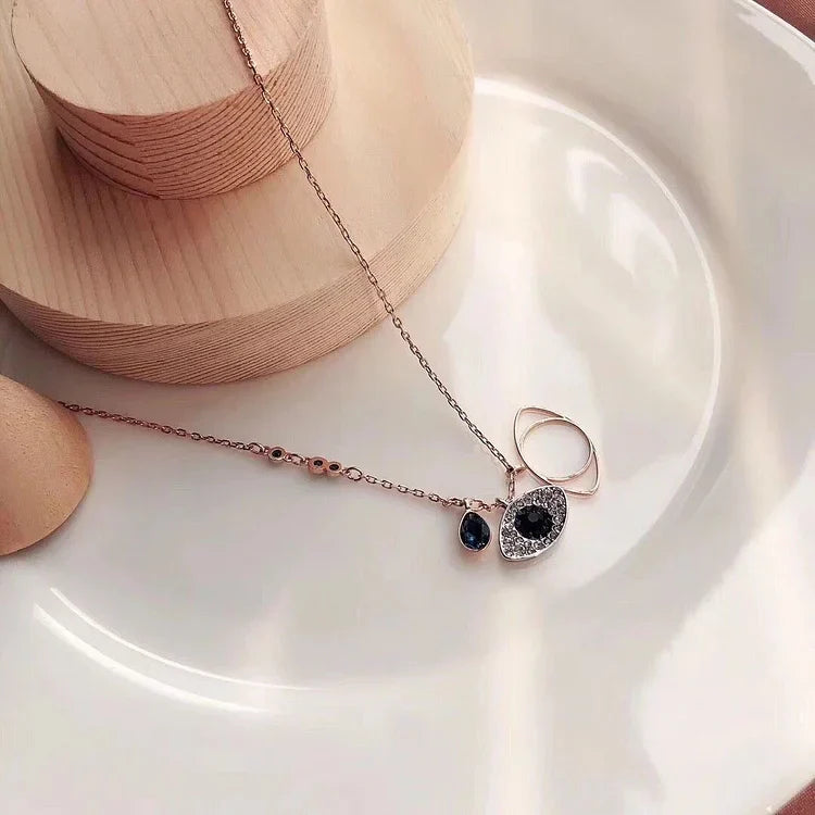 Avelena | Böse Augen Halskette und Armband Set Amira