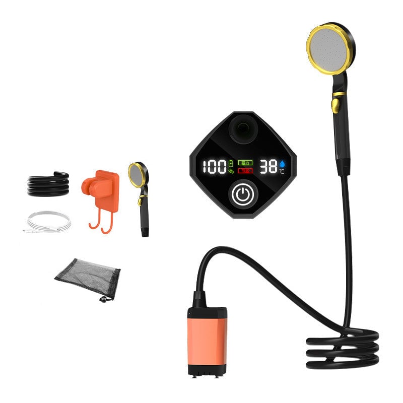 Avelena | Tragbare wiederaufladbare Outdoor-Camping-Duschpumpe
