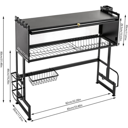 Avelena | 2Stock Über Spüle Geschirr Trockenregal Geschirr Organizer Regal Geschirrablage